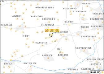 map of Gronau