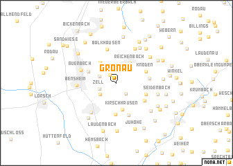 map of Gronau