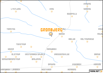 map of Grønbjerg