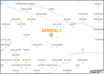 map of Grønfelt