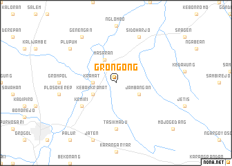 map of Grongong