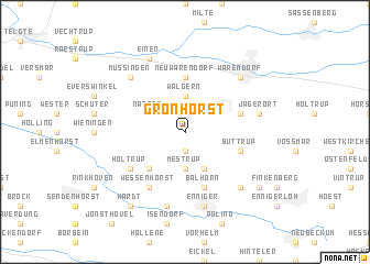 map of Gronhorst