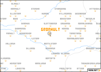 map of Grönhult