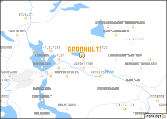 map of Grönhult