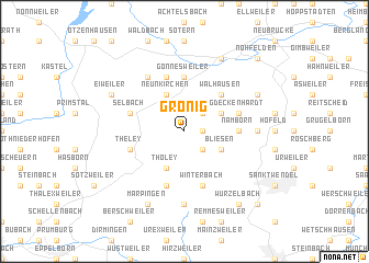 map of Gronig