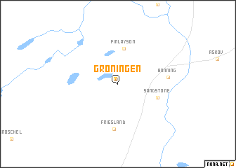 map of Groningen