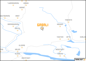 map of Grønli