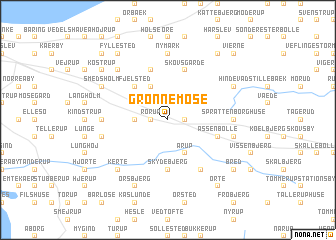 map of Grønnemose