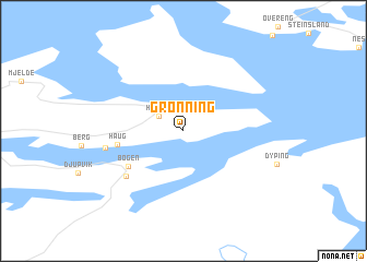 map of Grønning