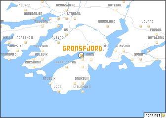 map of Grønsfjord