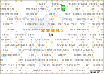 map of Gronsveld