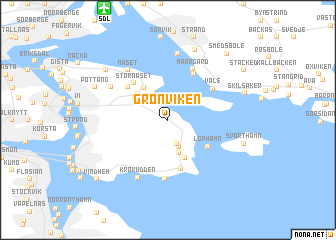 map of Grönviken