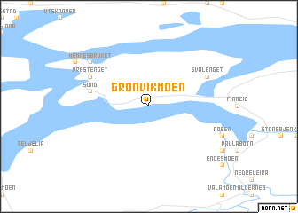 map of Grønvikmoen