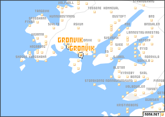 map of Grönvik
