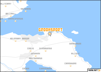 map of Groomsport