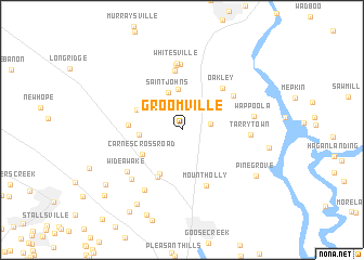 map of Groomville