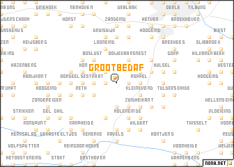 map of Groot-Bedaf