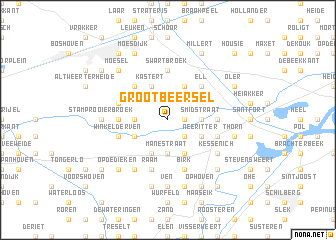 map of Grootbeersel