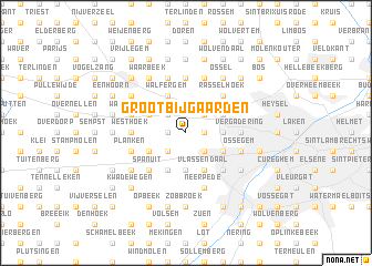 map of Groot-Bijgaarden