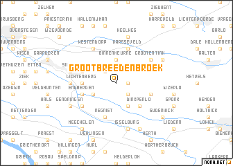 map of Groot Breedenbroek