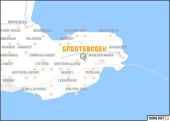 map of Grootebroek