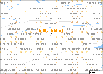 map of Grootegast