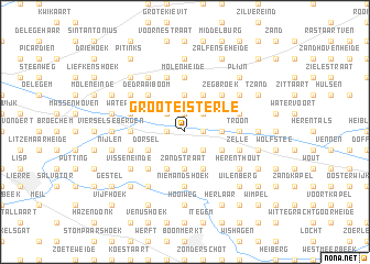 map of Groot Eisterle