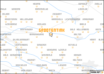 map of Groot Entink