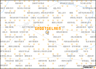 map of Groot-Gelmen