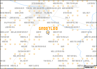 map of Groot Loo