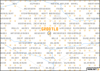 map of Grootlo