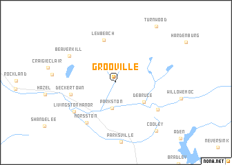 map of Grooville