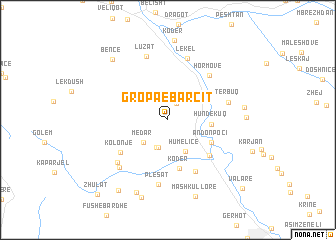 map of Gropa e Barcit