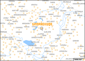 map of Gropa e Kuqe