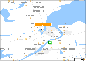 map of Gropbron