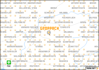 map of Groppach