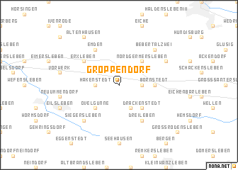 map of Groppendorf