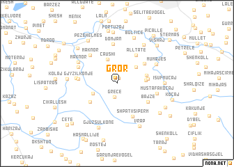 map of Gror