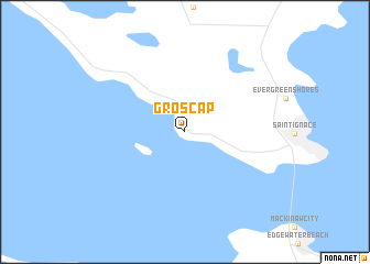 map of Gros Cap