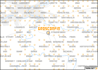 map of Grosconfin