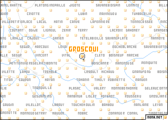 map of Gros Coui