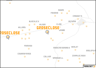 map of Groseclose