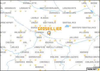 map of Groseillier