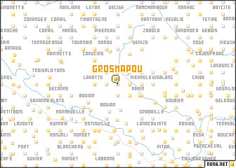 map of Gros Mapou