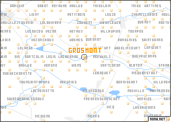 map of Grosmont