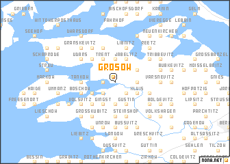 map of Grosow