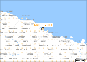 map of Gros Sable