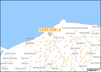 map of Gros Sable