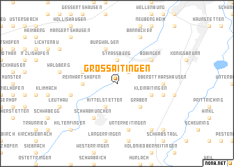 map of Großaitingen