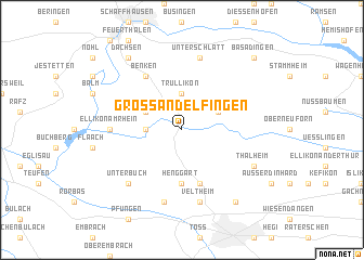 map of Grossandelfingen